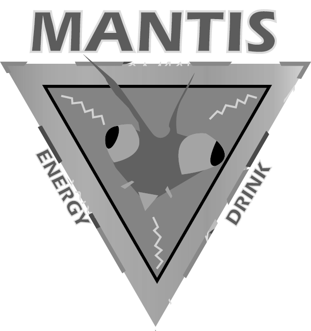 Big mantis head drawing. Under the logo there is a `Feel The Surge` phrase is shown.